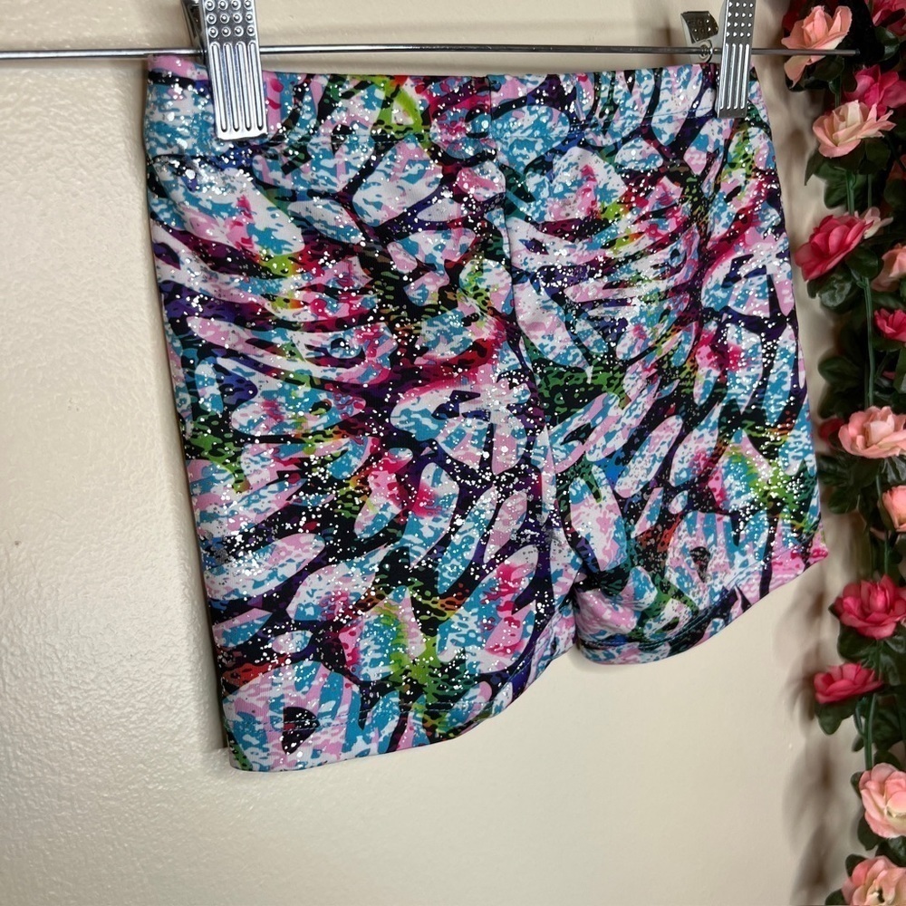 Danskin Girl Stretch Athletic Bermuda Shorts 6/6x Casual Comfort Walking School - Picture 4 of 5